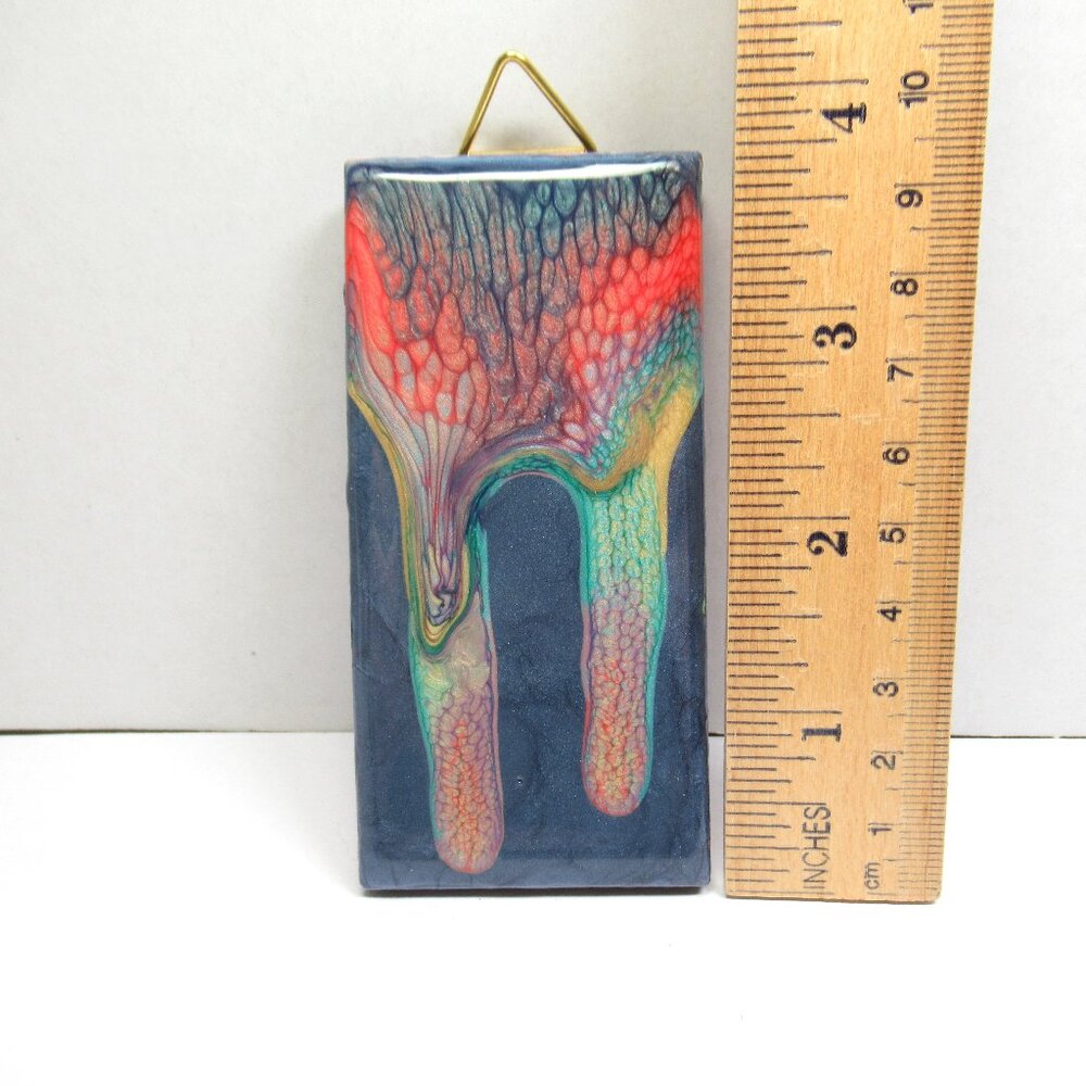 Drippy Hanging Art Tile - Picture 2 of 9